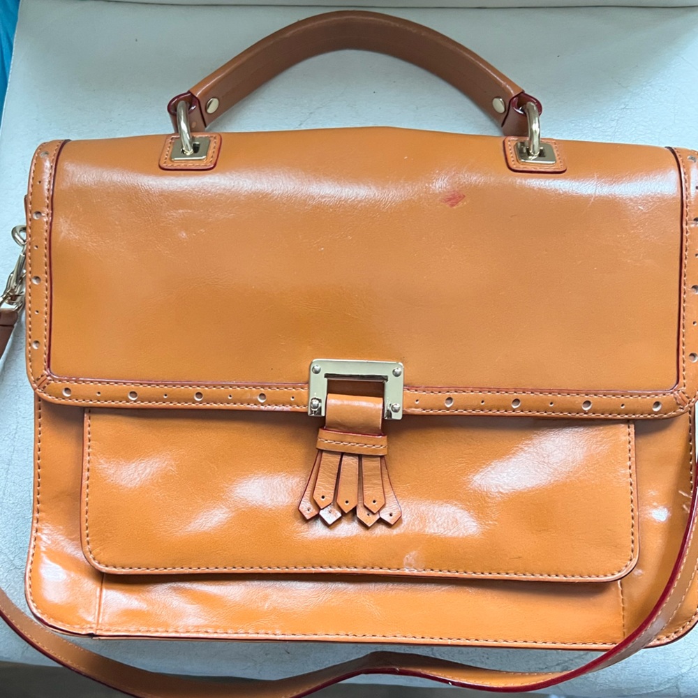 Antonio Melani Leather Briefcase/Purse